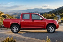 Isuzu D-Max 2002-2011 Marchepieds Latéraux Maya Red (2007-2012, 2 pcs, Aluminium) photo 1