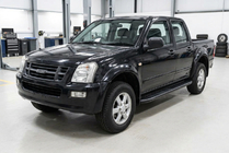 Isuzu D-Max 2002-2011 Marchepieds Latéraux Bosphore Black (2007-2012, 2 pcs, Aluminium) photo 1