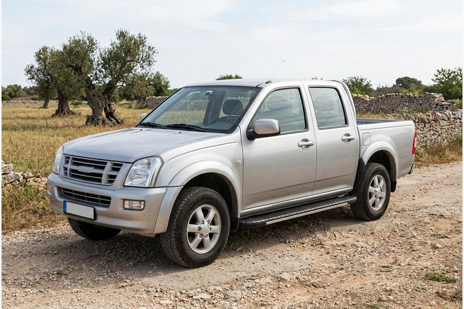 Isuzu D-Max 2002-2011 Marchepieds Latéraux Bosphore Grey (2007-2012, 2 pcs, Aluminium) Image