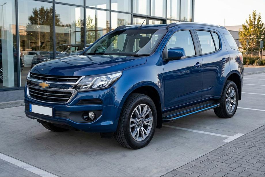 Chevrolet Trailblazer 2012-2019 Marchepieds Latéraux Maya Blue (2 pcs, Aluminium) Image