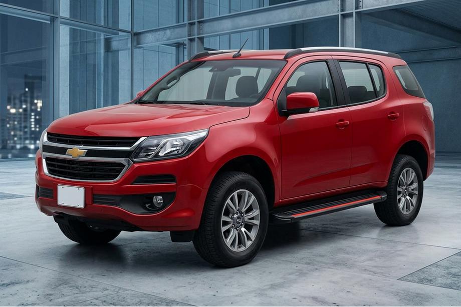 Chevrolet Trailblazer 2012-2019 Marchepieds Latéraux Maya Red (2 pcs, Aluminium) Image