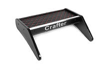 Volkswagen Crafter 2006-2016 Tablette de tableau de bord (Noir avec surpiqûre rouge) photo 2
