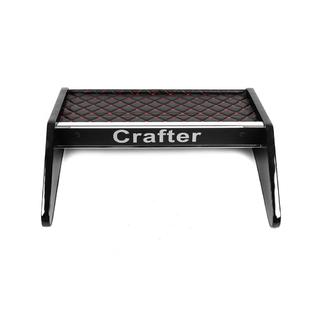 Tablette de tableau de bord (Noir avec surpiqûre rouge) Volkswagen Crafter 2006-2016 photo 3