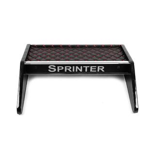 Tablette de tableau de bord (Noir avec surpiqûre rouge) Mercedes Sprinter W906 2006–2018 photo 3