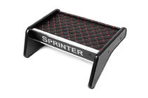 Mercedes Sprinter W901/902/903/904/905 1995–2006 Tablette de tableau de bord (1995-2000, Noir avec surpiqûre rouge) TDI (tableau de bord) photo 1