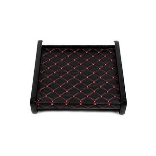 Tablette de tableau de bord 2000-2005 (Noir avec surpiqûre rouge) photo 4