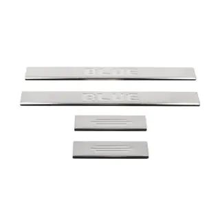 Seuils de porte Carmos BLUE V3 (4 pcs, inox) Hyundai Accent 2011-2017 photo 2