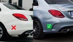 Mercedes C-class W205 2014-2021 Kit carrosserie avec diffuseur V1 (AMG C63-design 2014-2018) photo 2