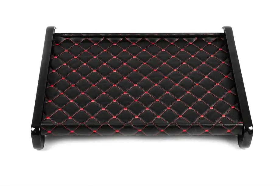 Iveco Daily 2006-2014 Tablette de tableau de bord (Noir avec surpiqûre rouge) Photo 4