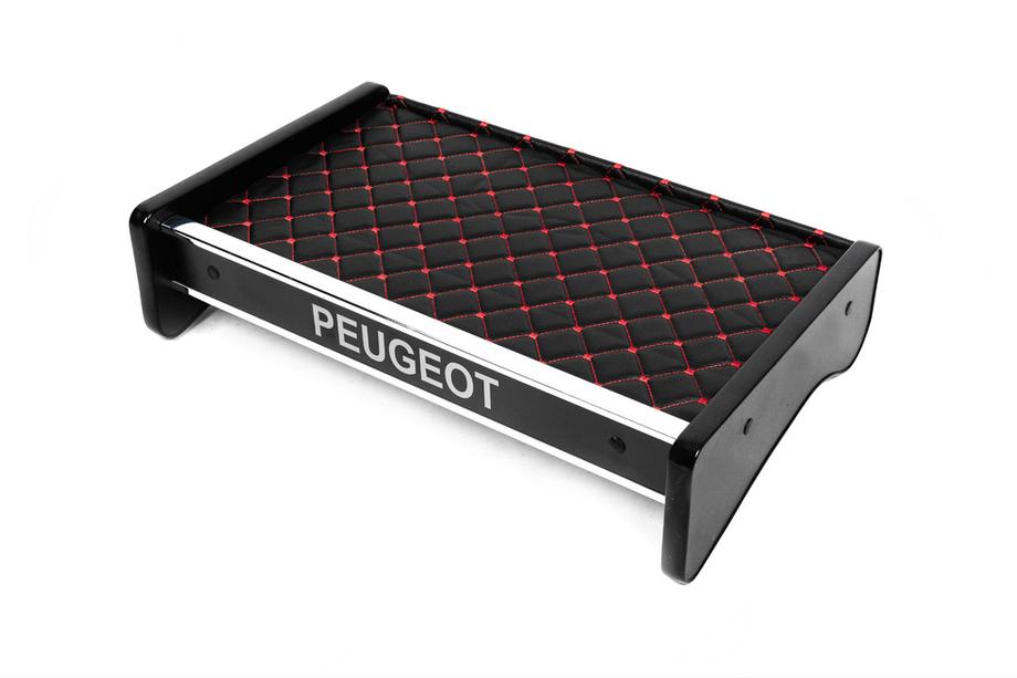 Peugeot Boxer 2006-2025 Tablette de tableau de bord (Noir avec surpiqûre rouge) Image