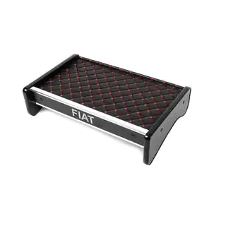 Tablette de tableau de bord (Noir avec surpiqûre rouge) photo 1