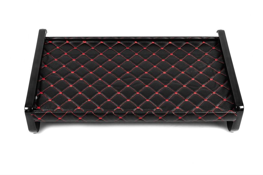 Fiat Ducato 2006-2025 Tablette de tableau de bord (Noir avec surpiqûre rouge) 2006-2014 Photo 4