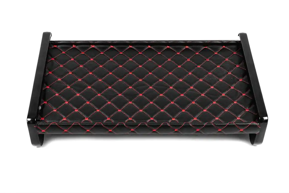 Fiat Ducato 2006-2025 Tablette de tableau de bord (Noir avec surpiqûre rouge) Photo 4