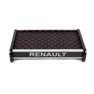 Tablette de tableau de bord (Noir avec surpiqûre rouge) Renault Master 1998-2010 photo 3