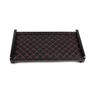 Tablette de tableau de bord (Noir avec surpiqûre rouge) photo 4