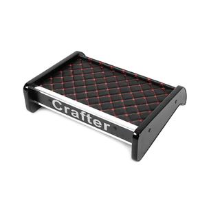 Tablette de tableau de bord (Noir avec surpiqûre rouge) Volkswagen Crafter 2016- photo 1