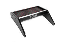 Ford Transit 2000–2014 Tablette de tableau de bord (Noir avec surpiqûre rouge) photo 2