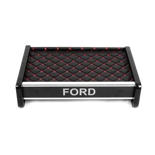 Tablette de tableau de bord (Noir avec surpiqûre rouge) Ford Transit 1991-2000 photo 2