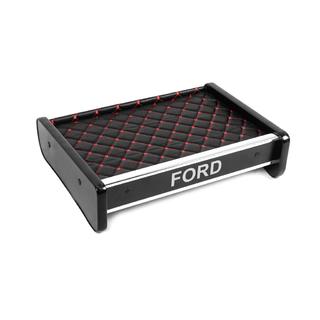 Tablette de tableau de bord (Noir avec surpiqûre rouge) Ford Transit 1991-2000 photo 3