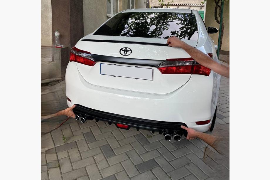 Toyota Corolla 2013-2019 Diffuseur Arriere V3 (1234 Upgrade) Image