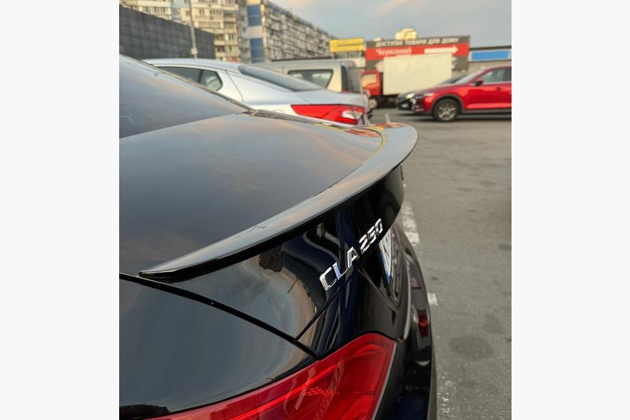 Mercedes CLA C117 2013-2019 Becquet Lip (1234 Upgrade, Noir) Image
