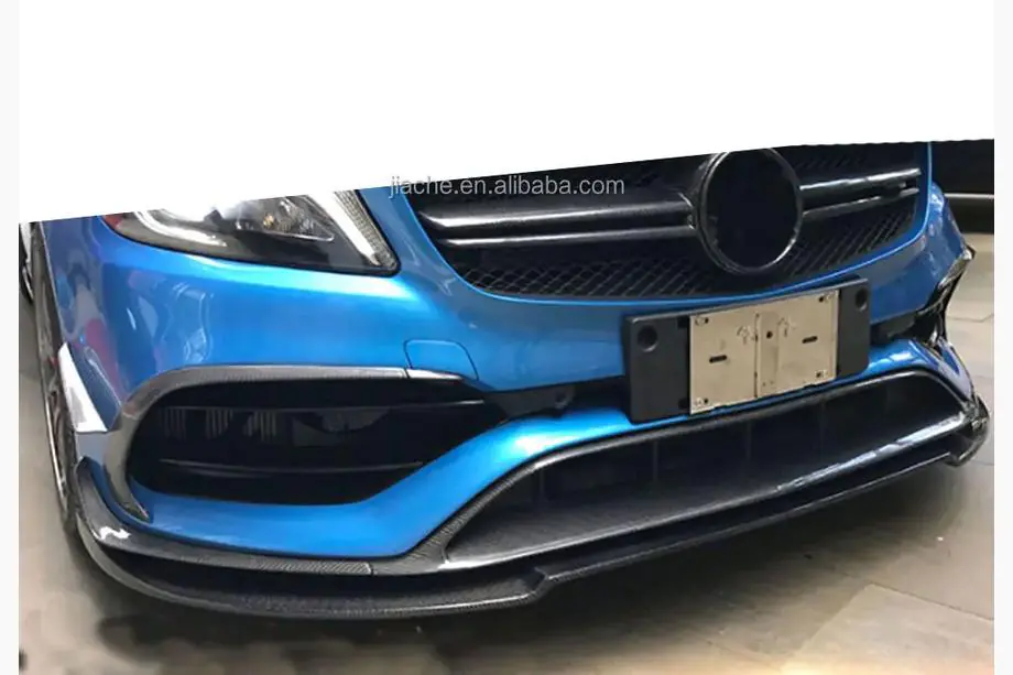 Mercedes A-class W176 2012-2018 Lame avant (pour AMG-Line / A45 AMG HB 2016-2018, noir) Photo 3