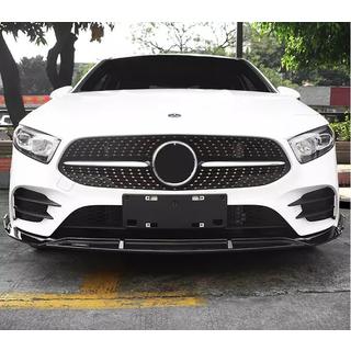 Lame avant (pour AMG-Line 2018-2021, Noir) Mercedes A-сlass W177 2018- photo 1