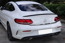 Mercedes C-class W205 2014-2021 Aileron pour Coupe (1234 Upgrade, noir) photo 1