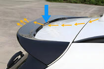 BMW X1 F48 2015-2022 Becquet Lip (1234 Upgrade, Noir) photo 8