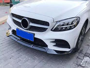 Mercedes C-class W205 2014-2021 Lame avant V2 1234 Upgrade (noir, 2018-2021) photo 2