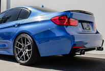 BMW 3 Series F30/F31 2012-2019 Spoiler LIP V2 (1234 Upgrade, Noir) photo 2