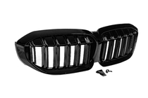 BMW 3 Series G20/G21 2018- Grilles de calandre M-Look V2 (2018-2022, Noir Brillant) photo 5