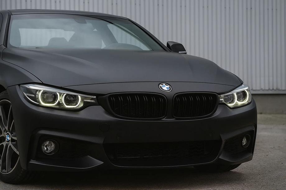 BMW 4 Series F32/F33/F36 2012-2020 Calandre M-Look (Noir Mat) Image