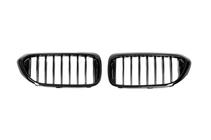 BMW Série 5 G30/G31 2017–2023 Grilles de calandre 1 Barre (2017-2020, Noir Brillant) photo 2