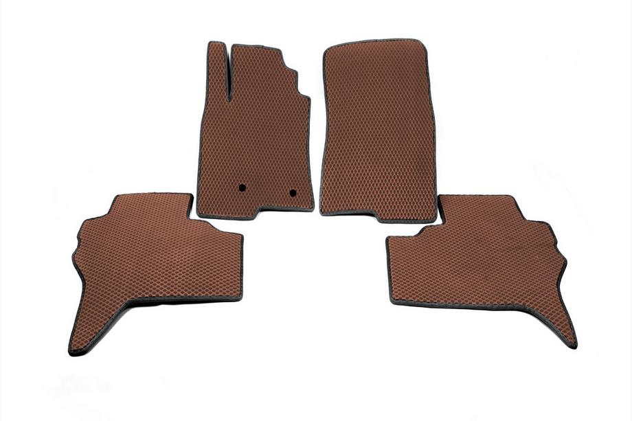 Mitsubishi Pajero Wagon IV 2006-2021 Tapis de sol EVA (rouge brique) Image