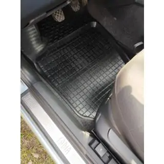 Tapis en caoutchouc avec rebord (4 pcs, Polytep)