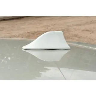 Antenne aileron de requin (blanc, ABS) photo 2