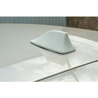 Antenne aileron de requin (blanc, ABS) photo 1