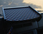 Mercedes T2 (507-814) 1967-1996 Tablette de tableau de bord (Noir avec surpiqûre rouge) photo 1