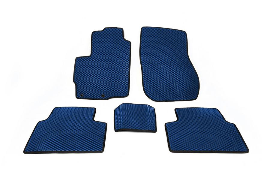 Mitsubishi Outlander 2006-2012 Tapis de sol EVA (Bleus) Image