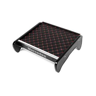Tablette de tableau de bord (Noir avec surpiqûre rouge) photo 1