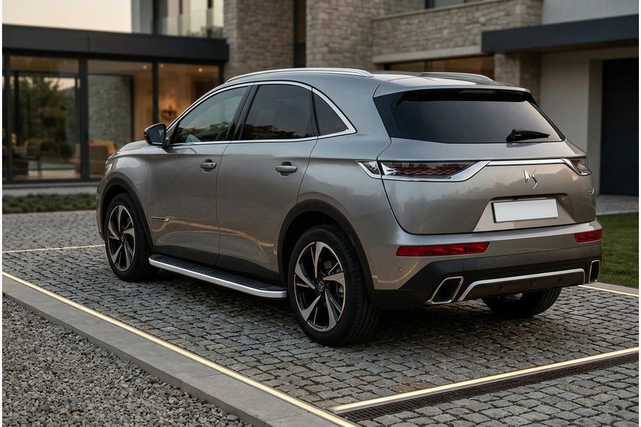 DS 7 Crossback 2017-2022 Marchepieds Latéraux Tayga Grey (2 pcs, Aluminium) Image
