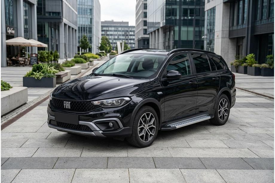 Fiat Tipo Cross 2021- Marchepieds Latéraux Vision New Grey (2 pcs, Aluminium) Image