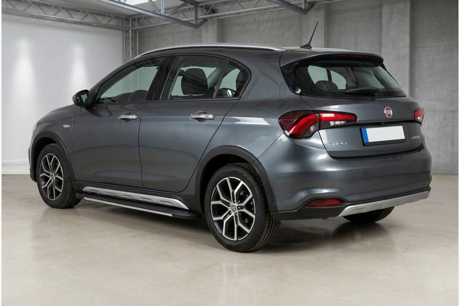 Fiat Tipo Cross 2021- Marchepieds latéraux Bosphorus Grey (2 pcs, aluminium) Image