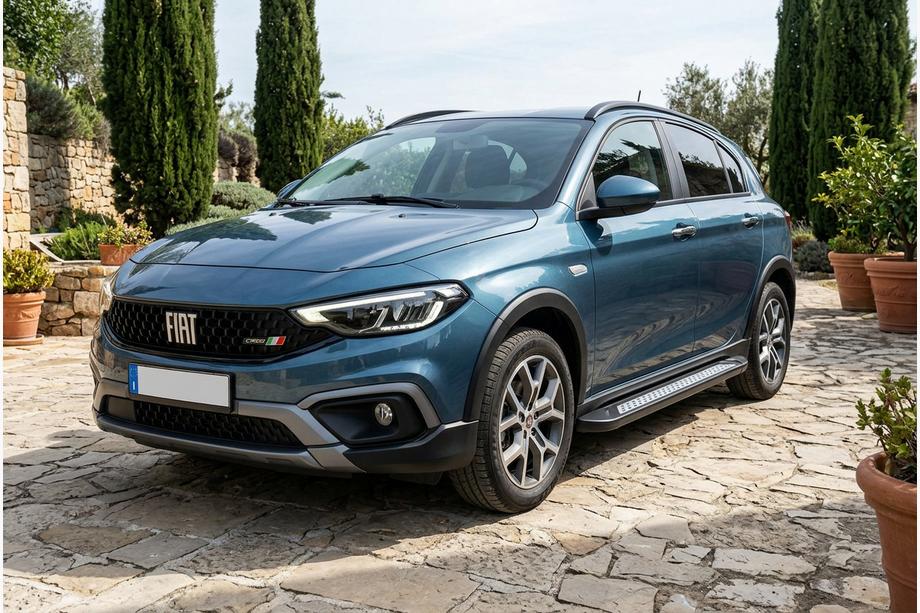Fiat Tipo Cross 2021- Marchepieds Latéraux Vision New Black (2 pcs, Aluminium) Image