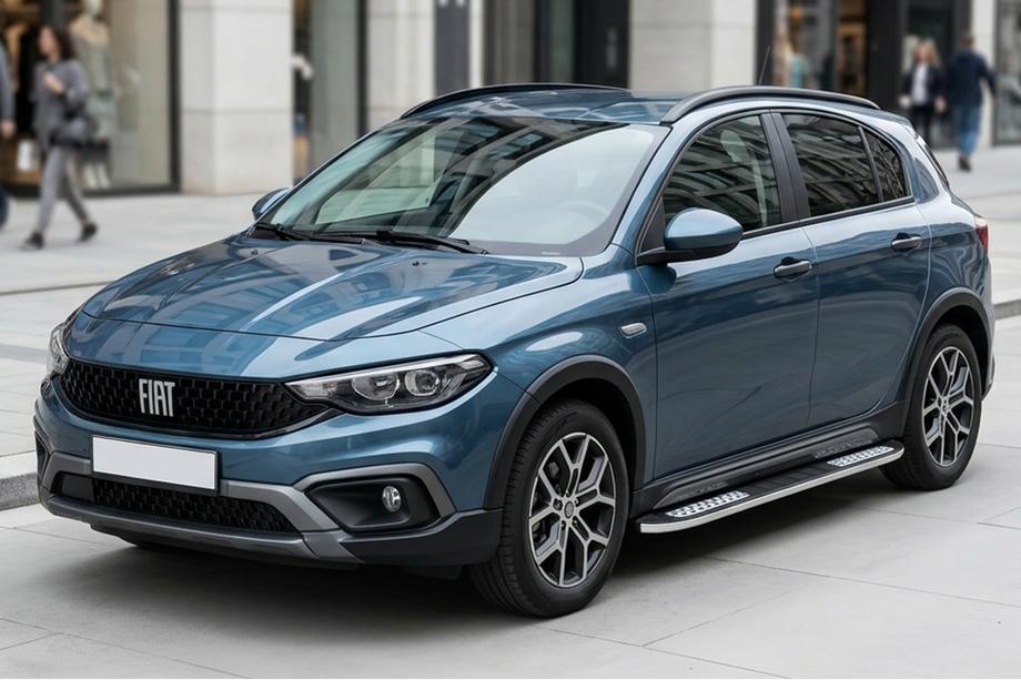 Fiat Tipo Cross 2021- Marchepieds Latéraux Tayga V2 (2 pcs, Aluminium) Image