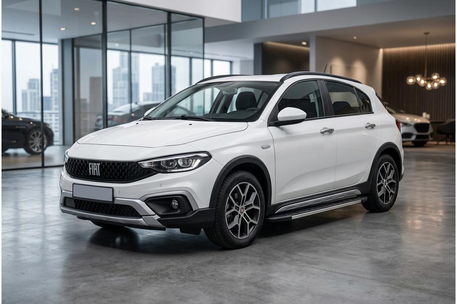 Fiat Tipo Cross 2021- Marchepieds Latéraux Duru (2 pcs, Aluminium) Image