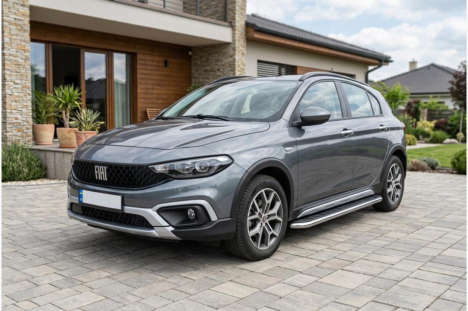 Fiat Tipo Cross 2021- Marchepieds Latéraux Maydos V1 (2 pcs, Aluminium) Image