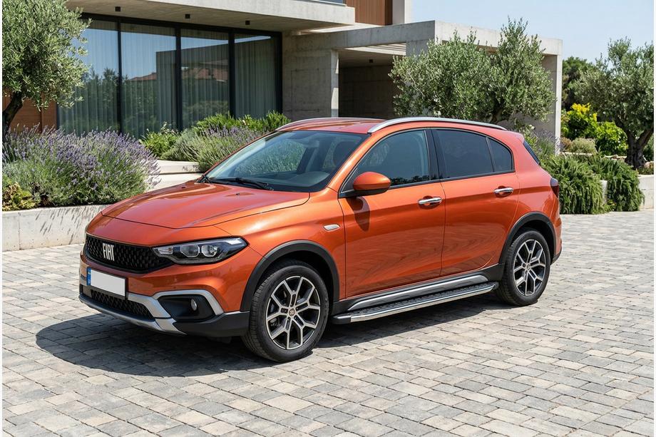 Fiat Tipo Cross 2021- Marchepieds Latéraux BlackLine (2 pcs, Aluminium) Image