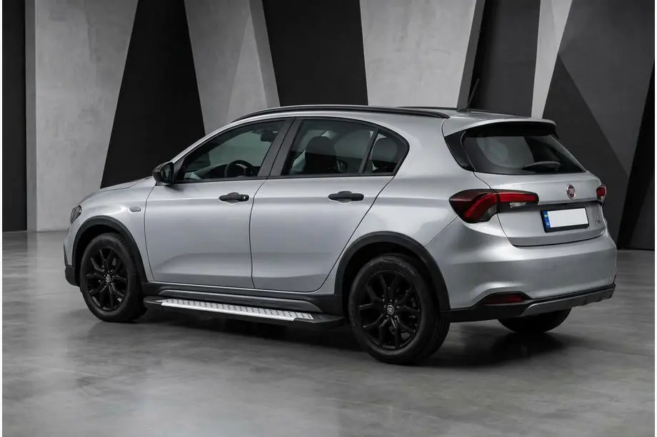 Fiat Tipo Cross 2021- Marchepieds latéraux Allmond Grey (2 pcs, aluminium) Image